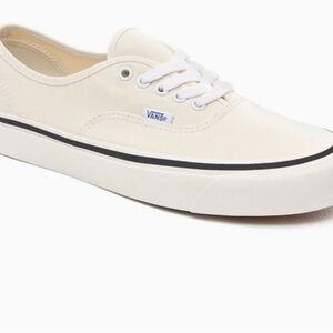 Vans Cream Canvas Sneakers